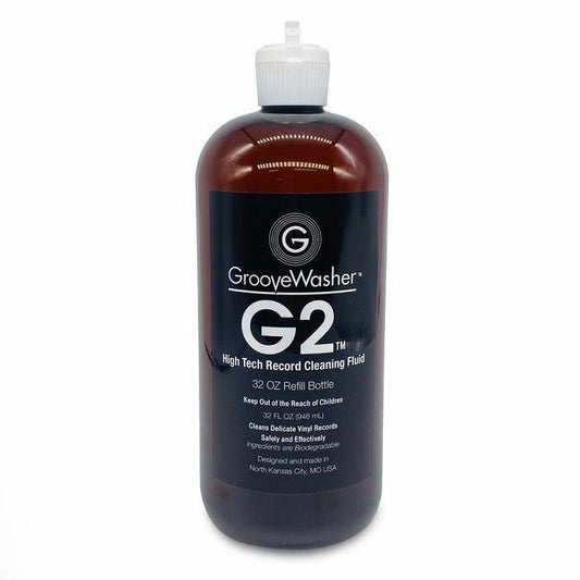 GrooveWasher G2 Vinyl Record Cleaning Fluid 950ml Refill Bottle