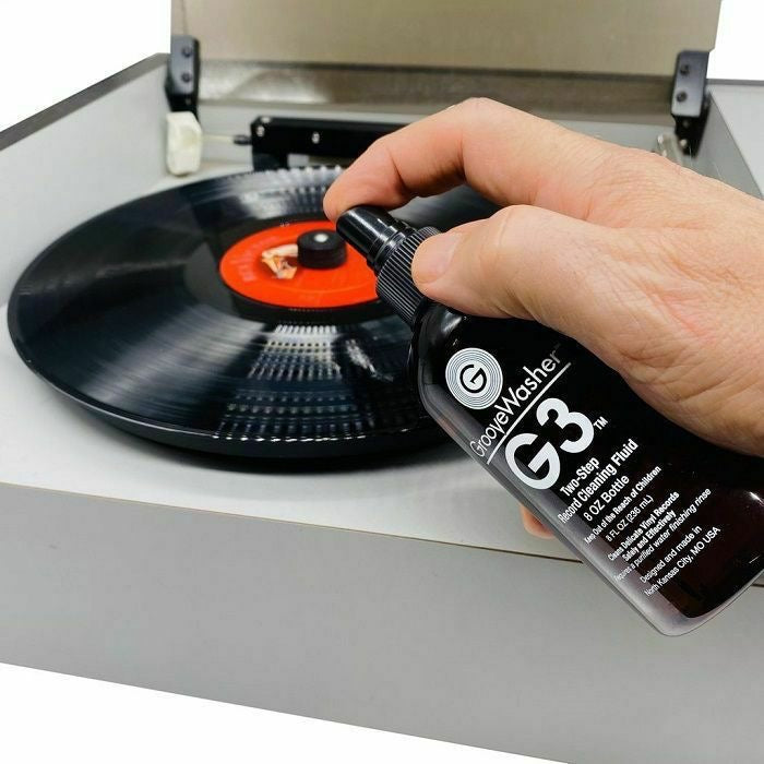 GrooveWasher G3 Two-Step Vinyl Record Cleaning Fluid 240ml Bottle