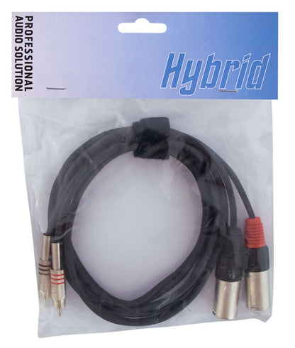 Hybrid 2 x Cinch – 2 x XRL(M) 1,8 M