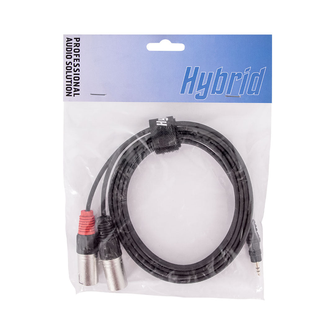 Hybrid Mini Jack Stereo - 2 X XLR(M) 1.8M