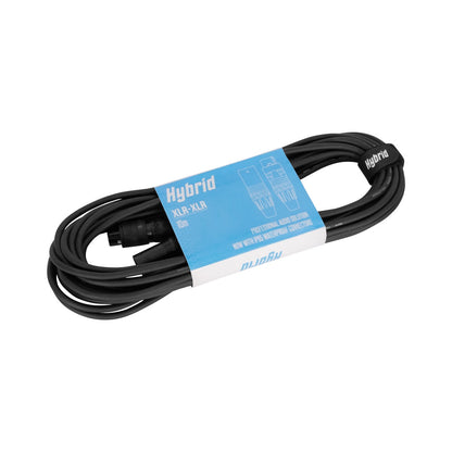 Hybrid-Audiokabel XLR(M) – XLR(F) 10 m mit wasserdichtem Stecker