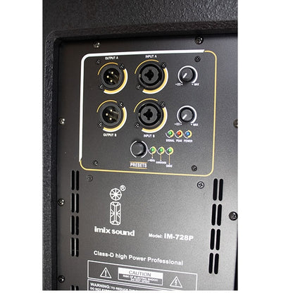 Imix IM728P Dual 18 Inch Active Subwoofer