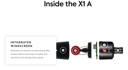 sE Electronics X1A Studio Condenser Microphone