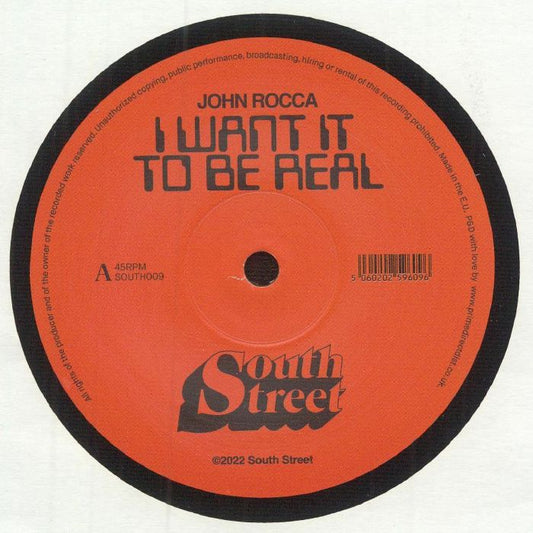 John Rocca - I Want It To Be Real