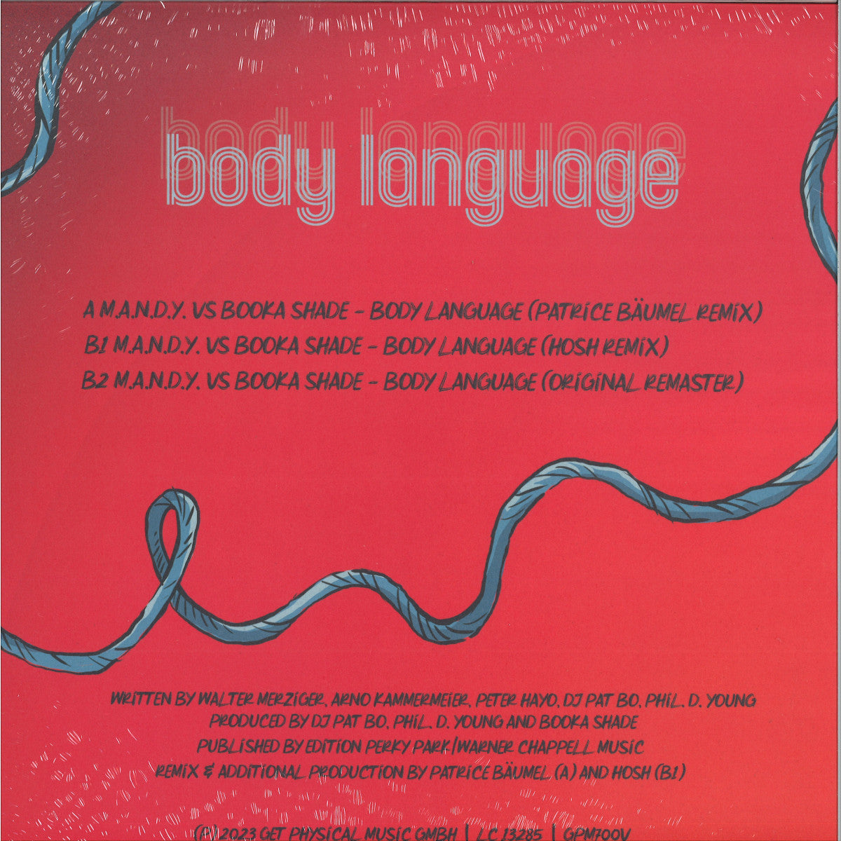 M.A.N.D.Y vs Booka Shade - Body Language Remixes