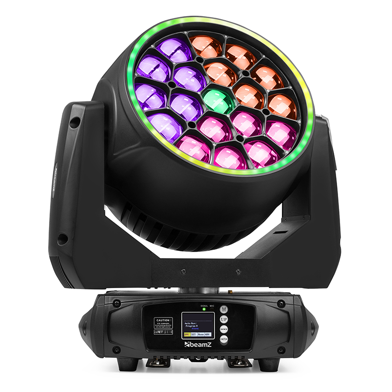 Beamz Pro - MHL40 LED Moving Head Zoom 19x40W [Enquire for Pricing]