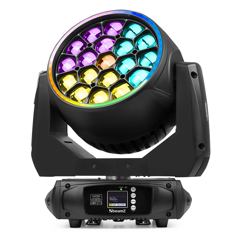 Beamz Pro - MHL40 LED Moving Head Zoom 19x40W [Enquire for Pricing]