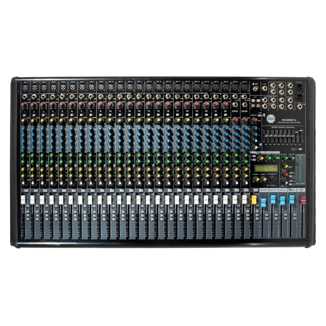 PowerWorks MX3206BT-U Analog Mixer