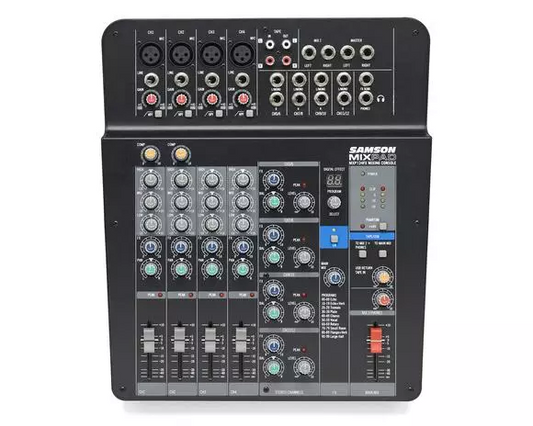 Samson - Compact 12-Channel Analog Stereo Mixer