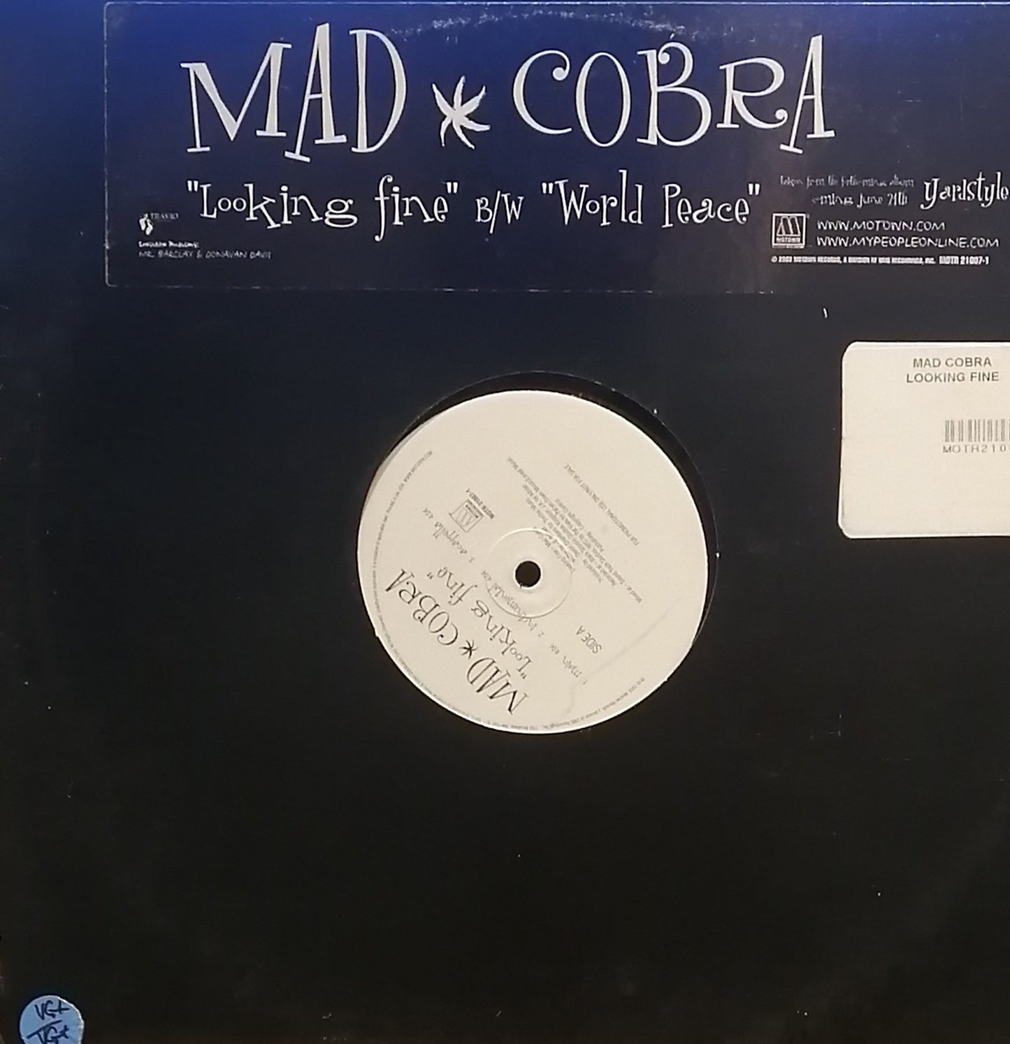 Mad Cobra ‎– Looking Fine/World Peace