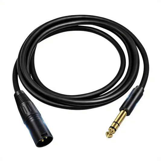 Cabo de sinal balanceado EWI macho XLR-Jack 20m