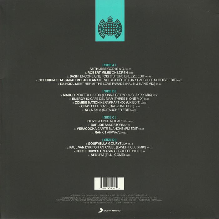 Various Artist - Ministry Of Sound: Origins  Of Trance