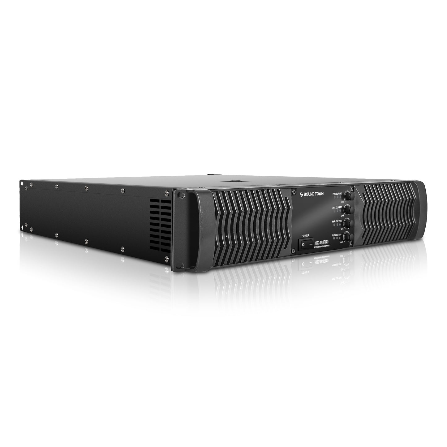 Amplificador montável em rack PowerWorks NIX-A48PRO de 4 canais e 1800 W