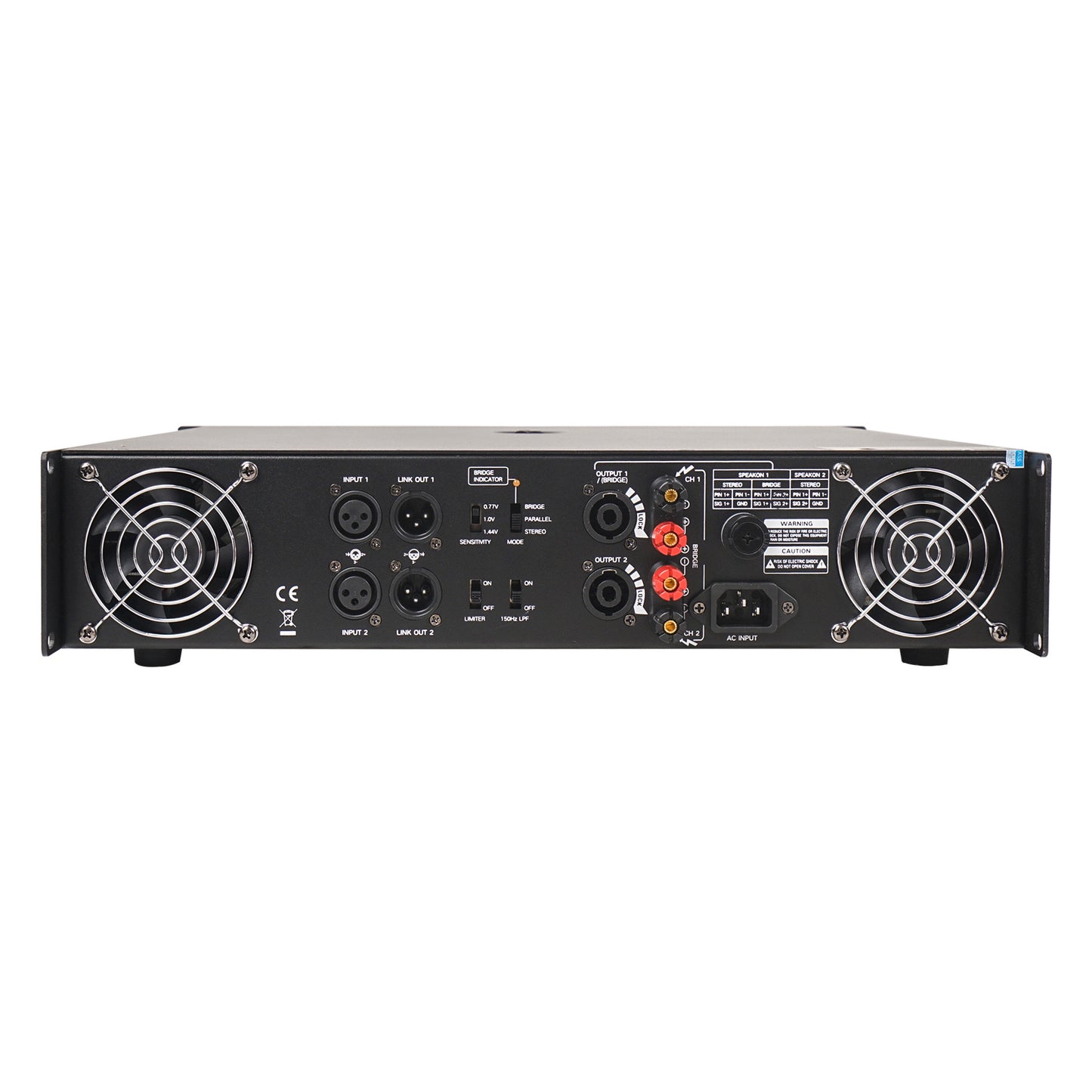 PowerWorks NIX-A8PRO, 2-Kanal-1800-W-Rack-montierbarer Verstärker