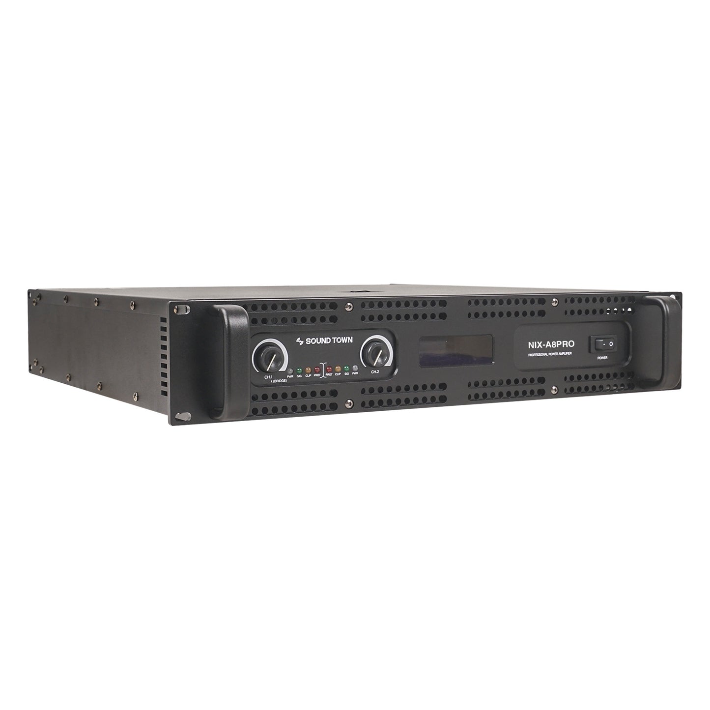 PowerWorks NIX-A8PRO, 2 Channel 1800W Rack Mountable Amp [Enquire for Pricing]