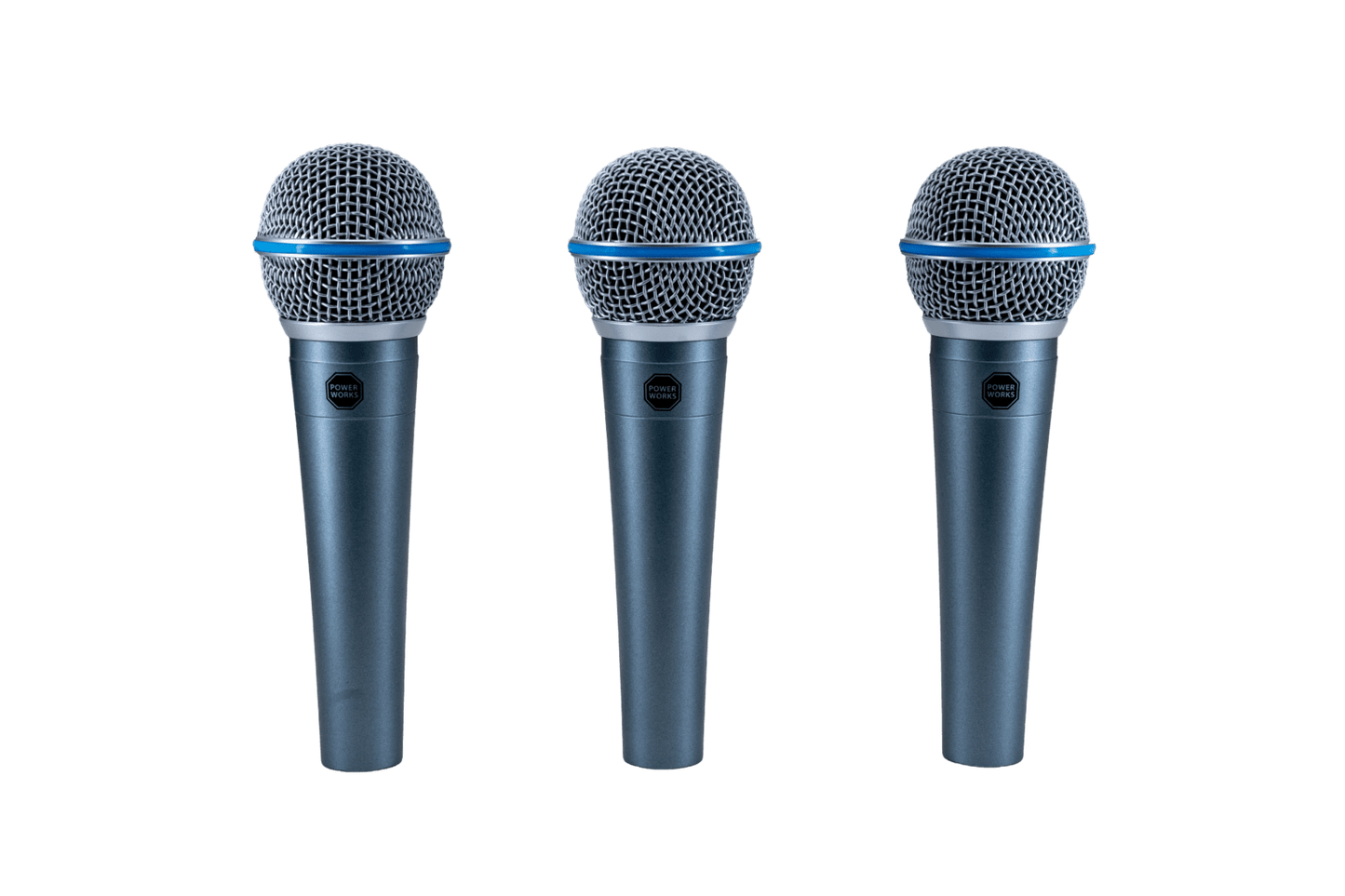 PowerWorks PW-385 Dynamic Vocal Microphone Kit