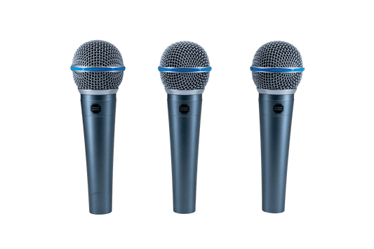 PowerWorks PW-385 Dynamic Vocal Microphone Kit