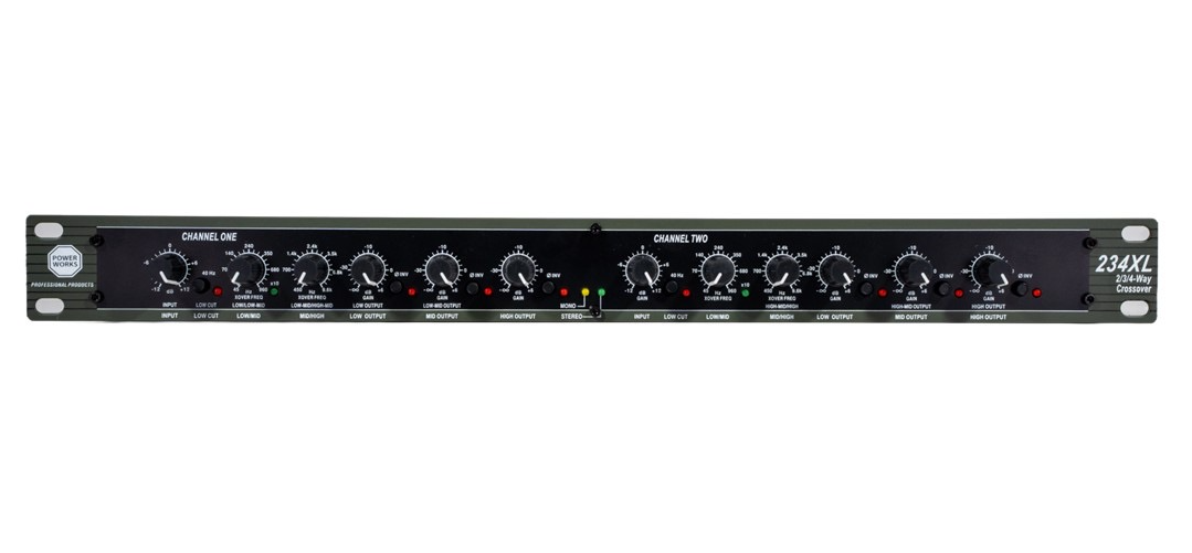 Crossover ativo de 3 vias PowerWorks PW-CX234