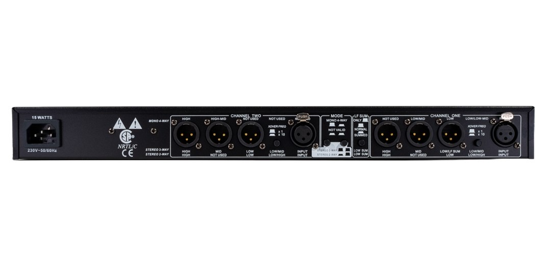 Crossover ativo de 3 vias PowerWorks PW-CX234