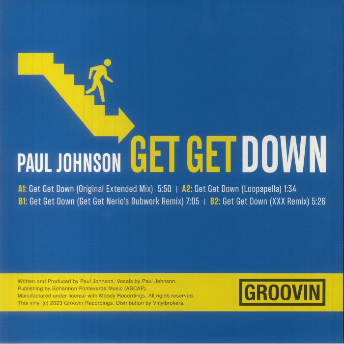 Paul Johnson - Get Get Down [repress]