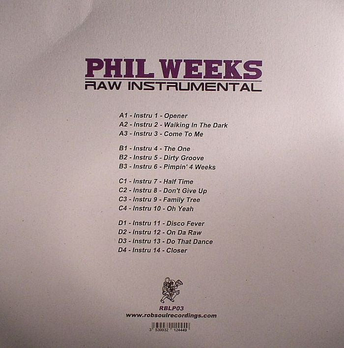 Phil Weeks - Raw Instrumentals 2x12