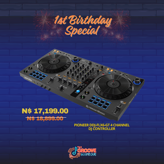 Controlador de DJ de 4 canais Pioneer DDJ-FLX6-GT [grafite]