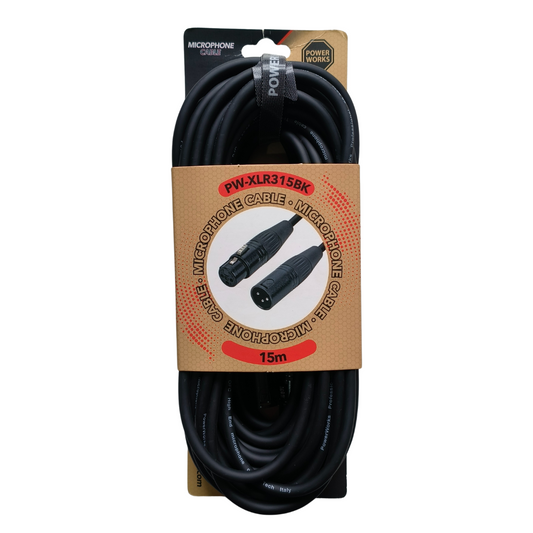 PowerWorks 15M XLR (M) to XLR (F) Cable
