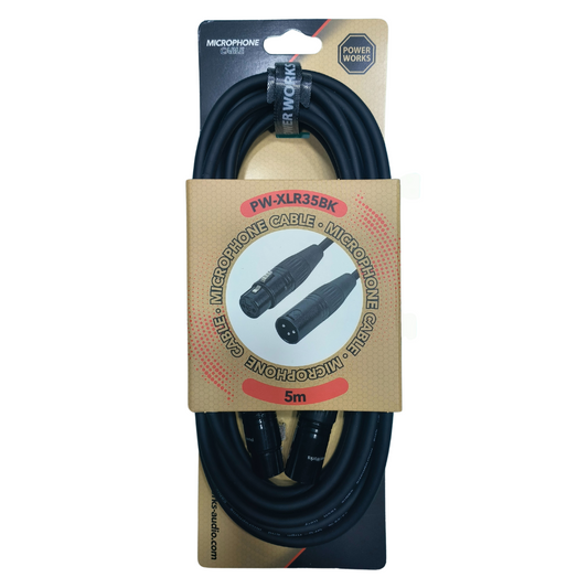 PowerWorks 5M XLR (M) to XLR (F) Cable