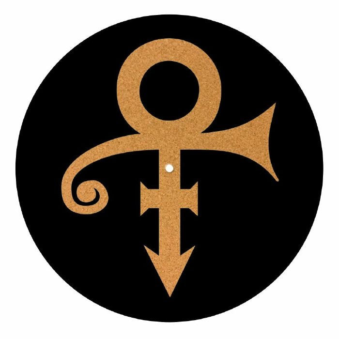 Prince 12" Vinyl Record Cork Slipmat (single, black)