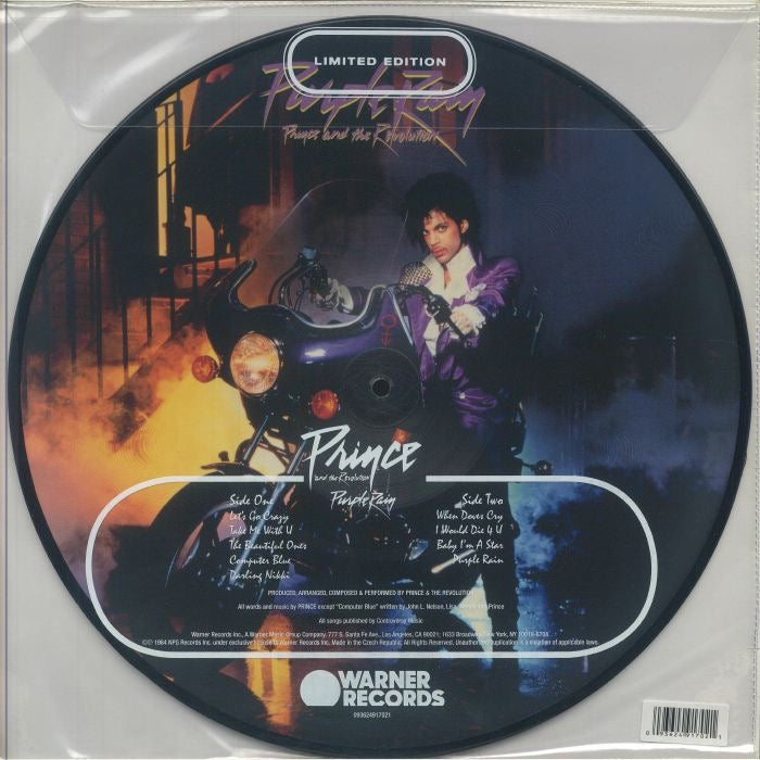 Prince & The Revolution - Purple Rain (remastered) Ltd picture disc