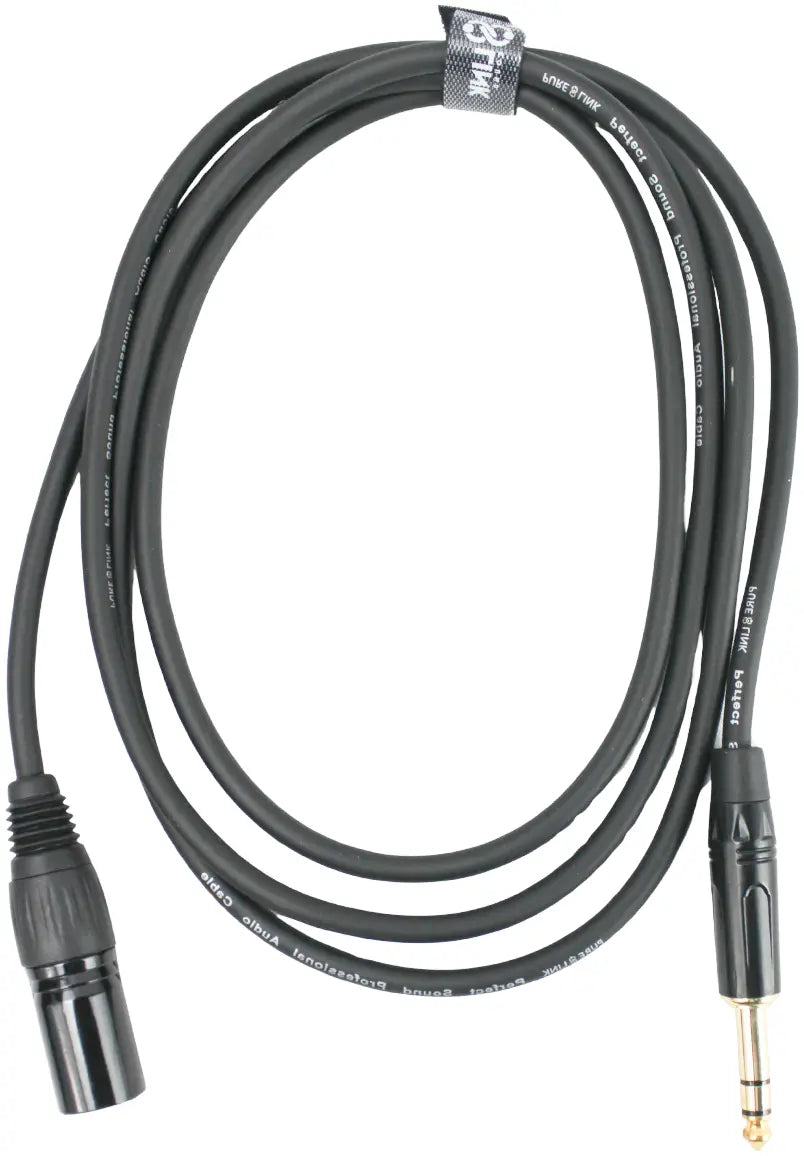 Pure Link XLR Male To Stereo Jack Cable (1.8 m)