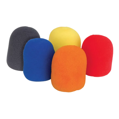 QTX – Microphone Windshields 35mm 5Pack Colour