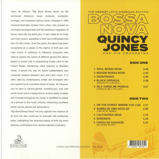 Quincy Jones & His Orchestra - Big Band Bossa Nova (repress)