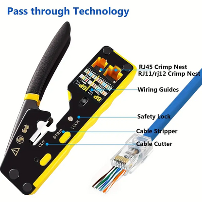 RJ45 Ethernet Crimping Tool