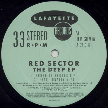 Red Sector - The Deep EP