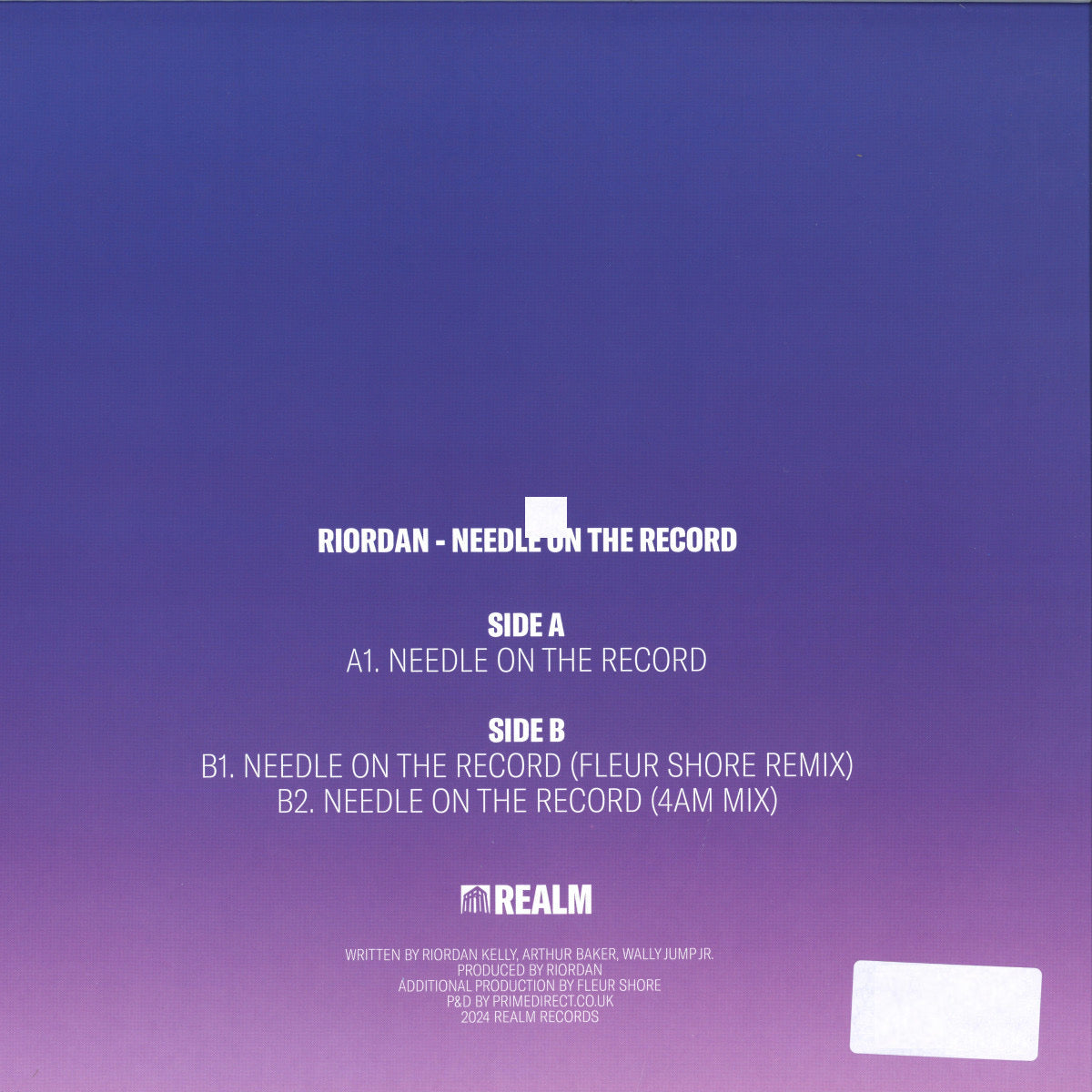 Riordan - Needle On The Record