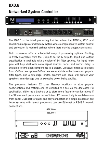 Martin Audio - DX0.4, DX0.6 Controller