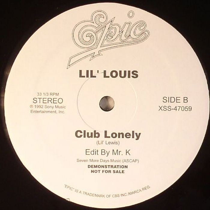 Michael Jackson / Lil Louis – Du bist nicht allein, Club Lonely