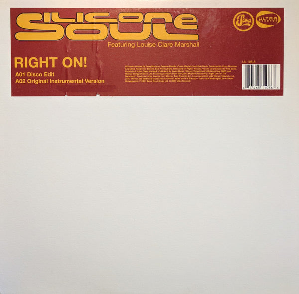 Silicone Soul feat Louise Clare Marshall - Right On! (reissue)