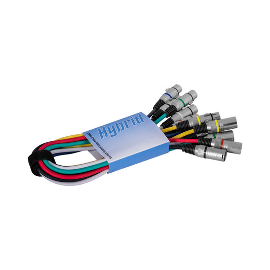 Six Pack XLR Male – XLR Female, 1m
