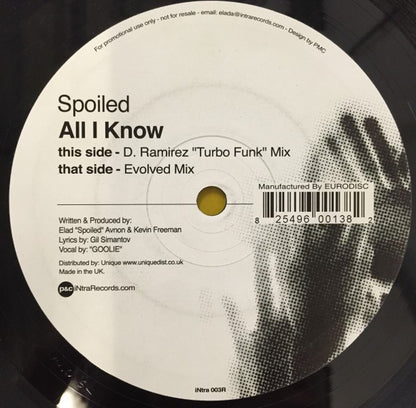 Spoiled ‎– All I Know (Disc 2)