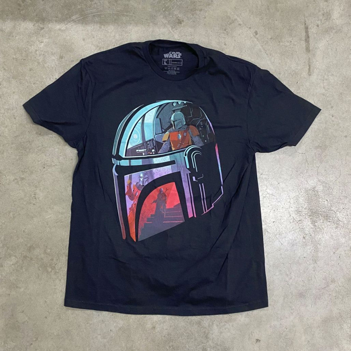 T-Shirt - Star Wars Mandalore Helmet (L)