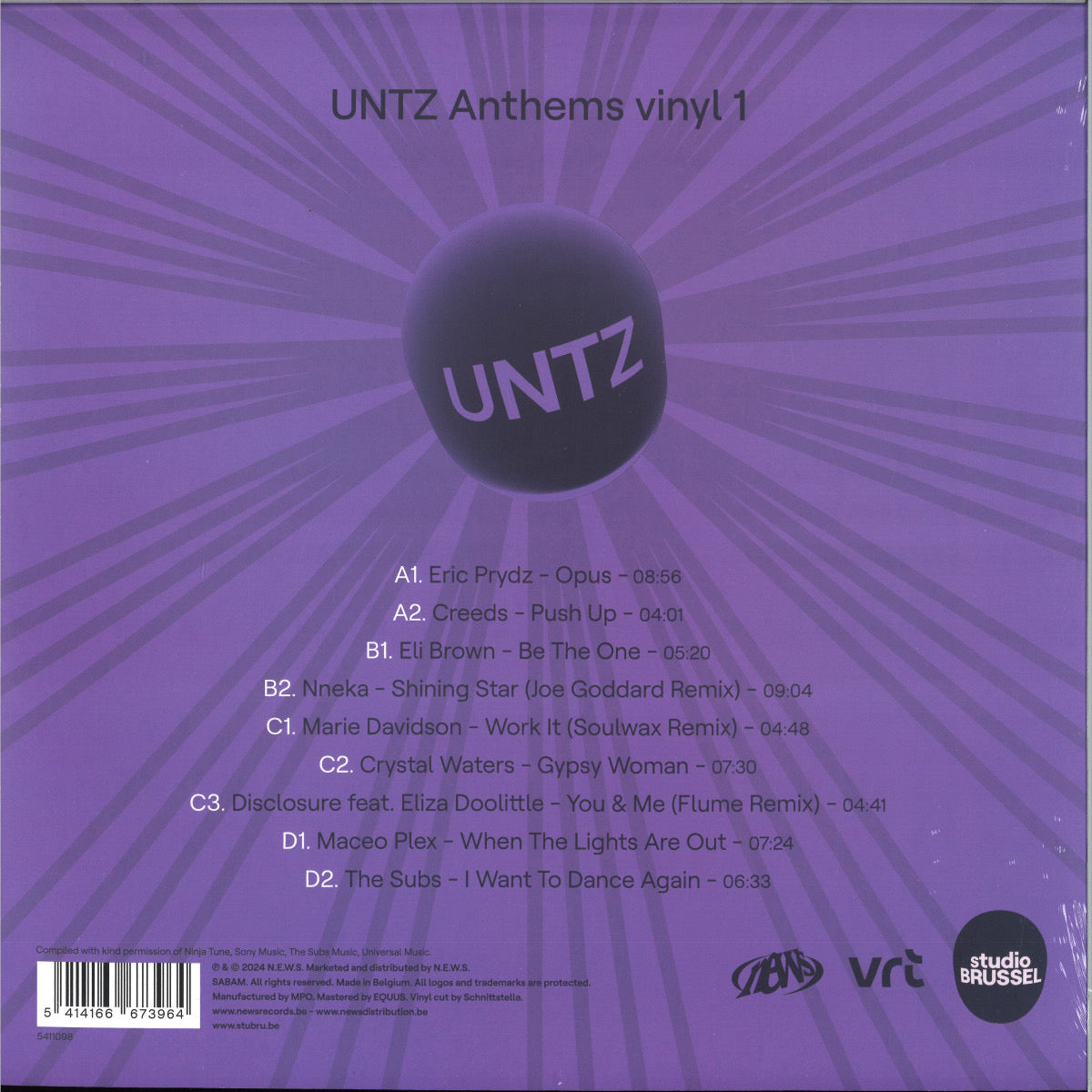 Various Artist - Untz Anthems Vinyl 1 (2xLP)