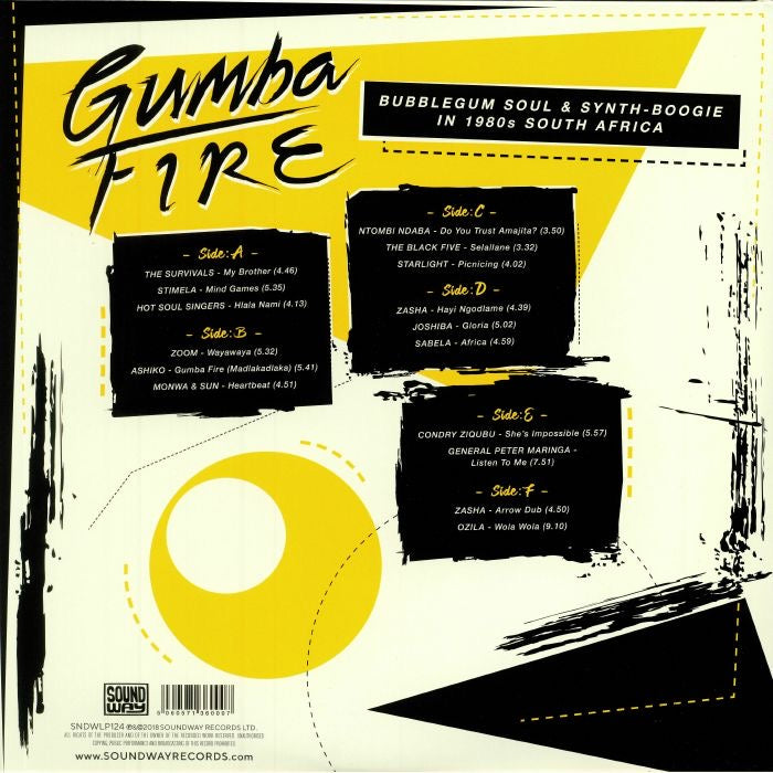 Various Artists - Gumba Fire: Bubblegum Soul & Synth Boogie In 1980s South Africa