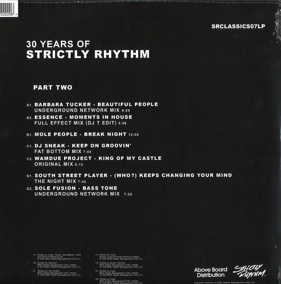 Various Artists - 30 Years Of Strictly Rhythm (Part 2)