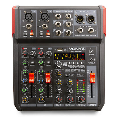 Vonyx - VM-KG06 6Ch Music Mixer