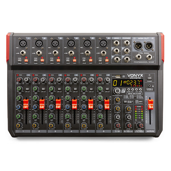 Vonyx - VMKG10  10ch Music Mixer