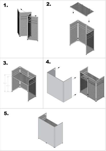 Vonyx DBC105 DJ Booth