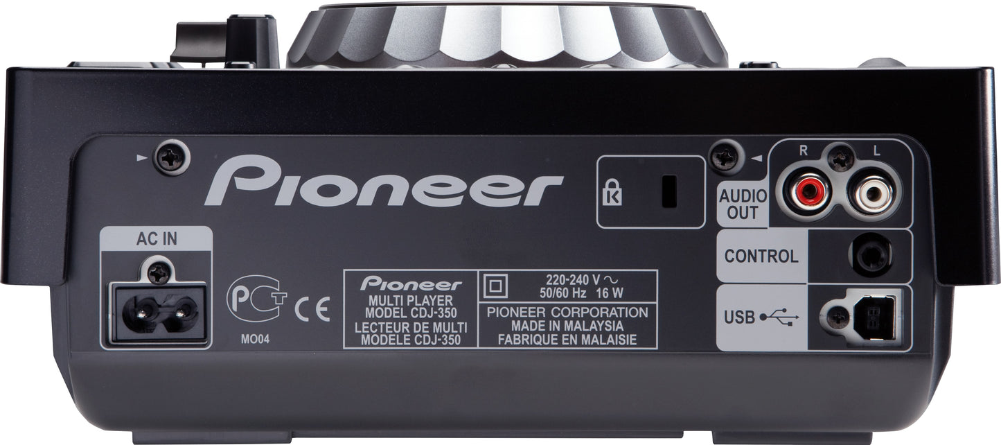 Pioneer CDJ-350 DJ multi player with disc drive (black)