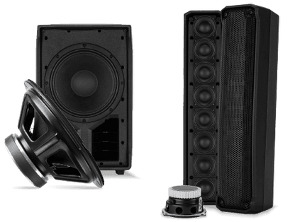 RCF - Evox J8 White Active 2 Way Portable Array